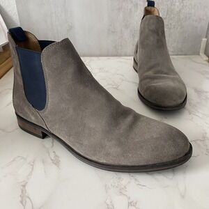 Rodd & Gunn Chelsea Boots Men Sz‎ 44 (US 11) Grey Suede